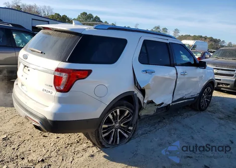 2016 Ford Explorer Platinum из США, поврежденный, VIN 1FM5K8HT8GGC55330